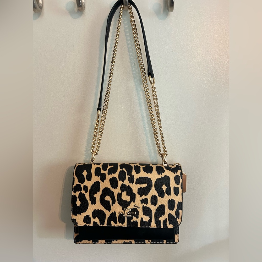 Coach Klare Crossbody in Leopard NEW - Picture 7 of 10